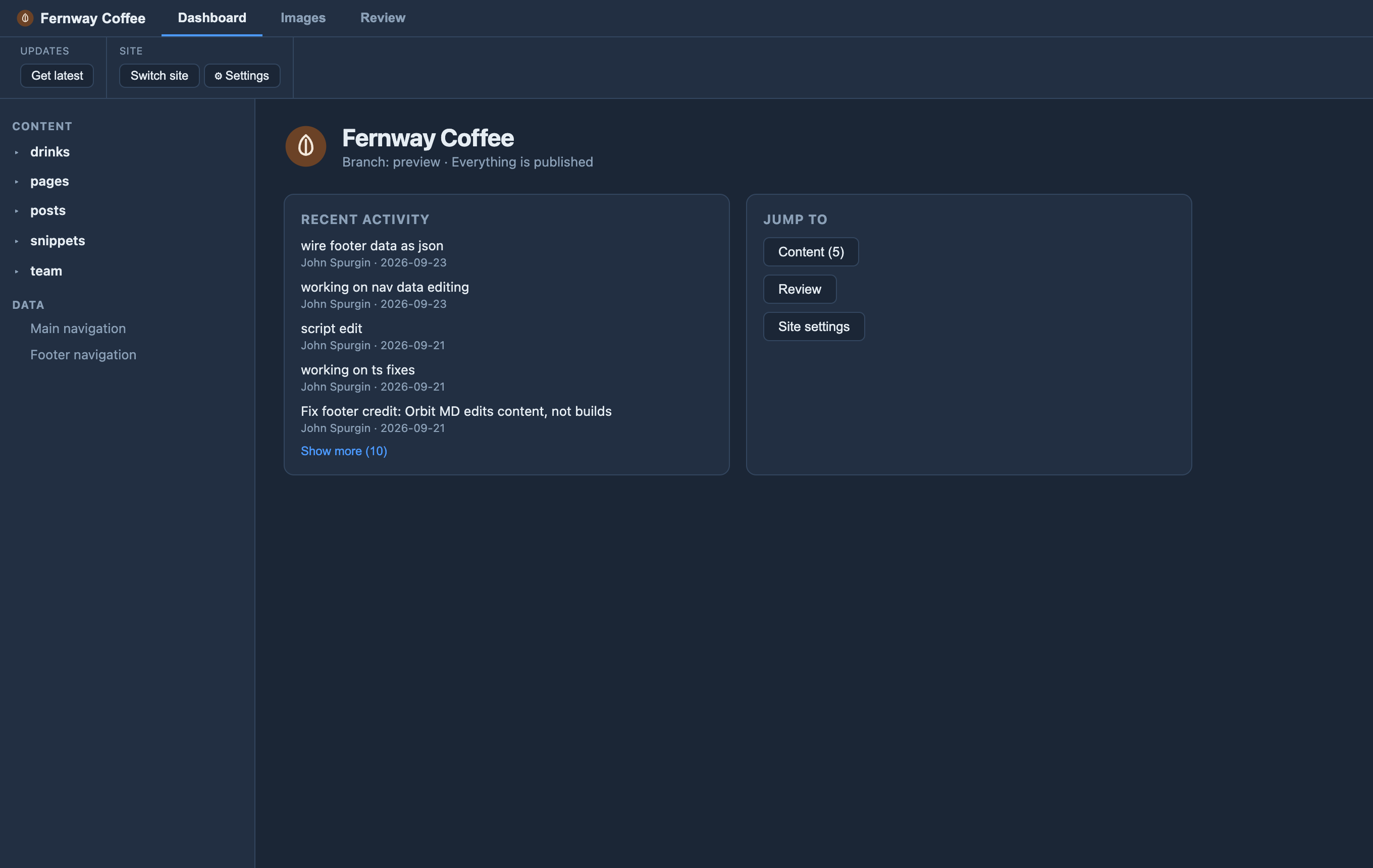 Publish safely in Orbit MD
